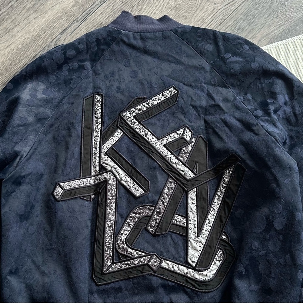 Rare Kenzo Patterned Monogram Bomber Jacket - image 6